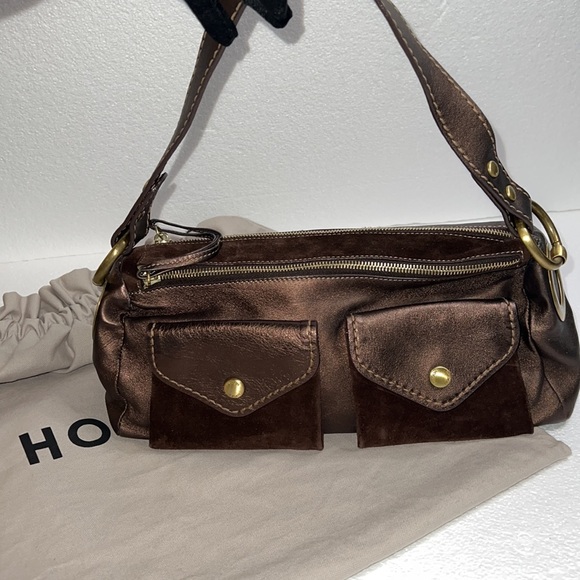 Hogan Handbags - ‼️HOGAN- Leather and Suede Purse